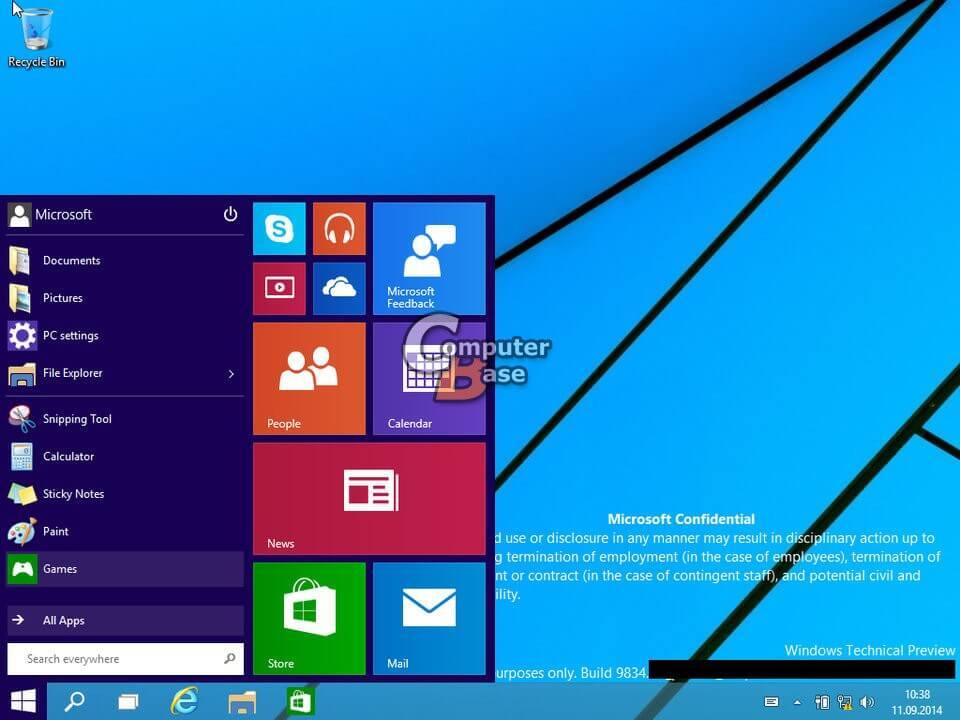 В Сеть попали скриншоты операционной системы Windows 9 Preview