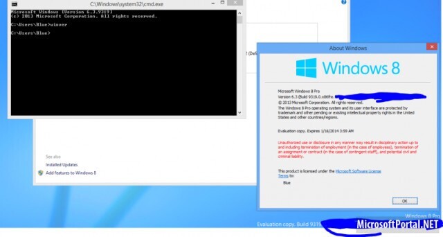 В сети появился скриншот Windows Blue - это Windows 9?